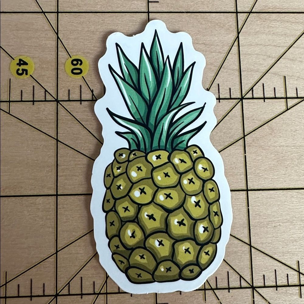 💜13/$13 +Bundle Sticker Sale| Pineapple Fruit Waterproof Sticker